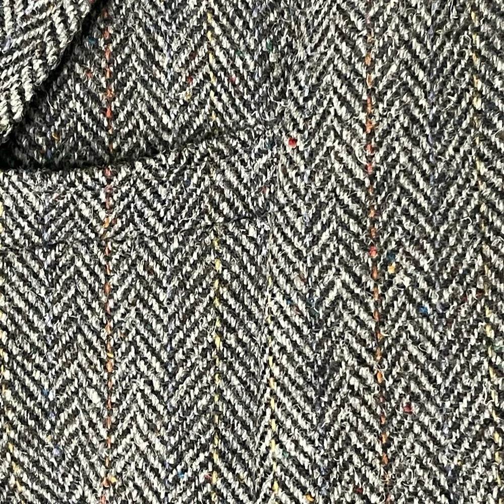 Vintage Tailor's Bench Harris Tweed Blazer 40-42R Wool‎ USA Made